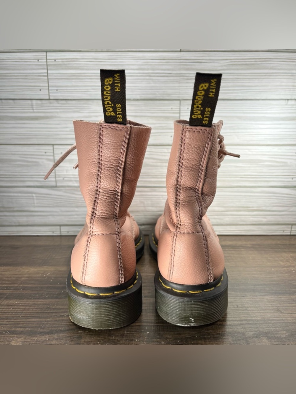 Dr. Martens 1460 Pascal Soft Pink Women’s Boots - Women’s Size 7 - Picture 10 of 12